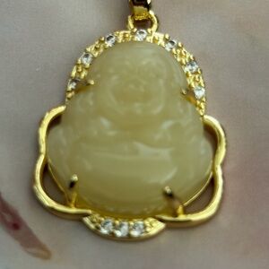 Gold Buddha Pendant Necklace